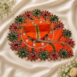 Laddu Gopal Orange Pink Poshak