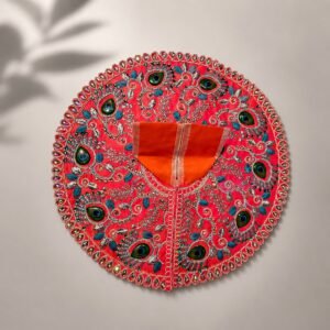 Designer Laddu Gopal Dress in Pink, Gray, Green & Purple for Krishna Ji