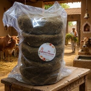 Shri Bhakti Bazar Natural Cow Dung Cakes for Havan & Puja