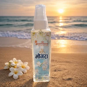 Shri Bhakti Bazar Mogra Perfume Spray  | Long-Lasting Floral Room Freshener for Home